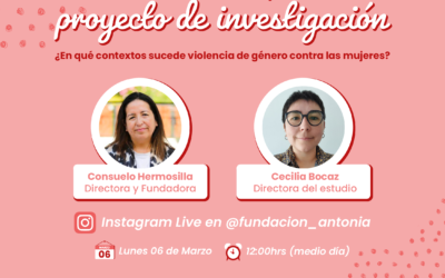 Fundación Antonia inicia primer estudio sobre violencia de género contra las mujeres en la Región del Biobío 